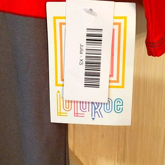 LULAROE JULIA XS/S/M DRESS NWT - Picture 4 of 5